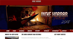 Desktop Screenshot of indiehorrorfest.com